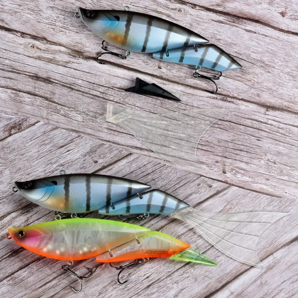 190mm Jointed Swimbaits Fishing Lures Floating Vibration 2 Segment Big Giant Bait 50g Soft Fishtail Hard Baits Wobblers - Image 5