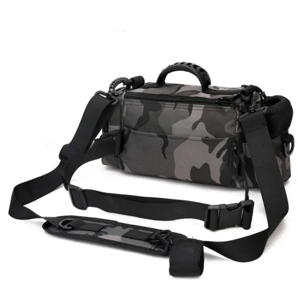 Rod and Fishing Reel Boxes Tackle Backpack Waist Lure Bag - Image 4