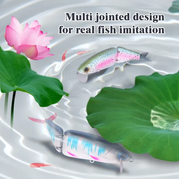 GREENSPIDER 2023 Swimbait Big Fishing Lure Artificial Hard Bait 135mm 48g Jointed Fishing Lure for Predator Wobbler Minnow Pike - Image 3