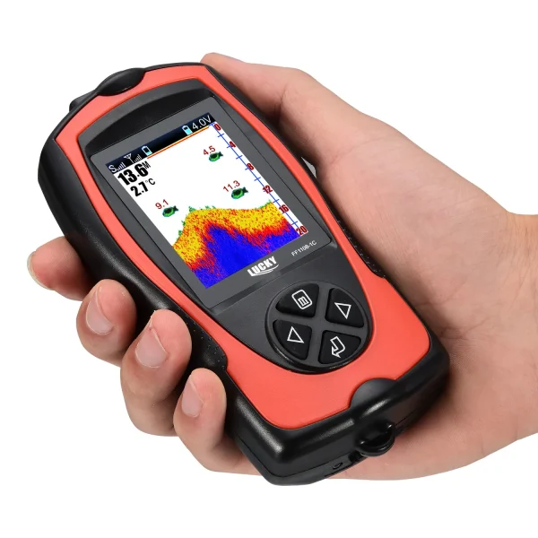 LUCKY FF1108-1CLA Portable Echo Sounder for ice fishing Depth Sonar Sounder Alarm Waterproof sonar fish - Image 5