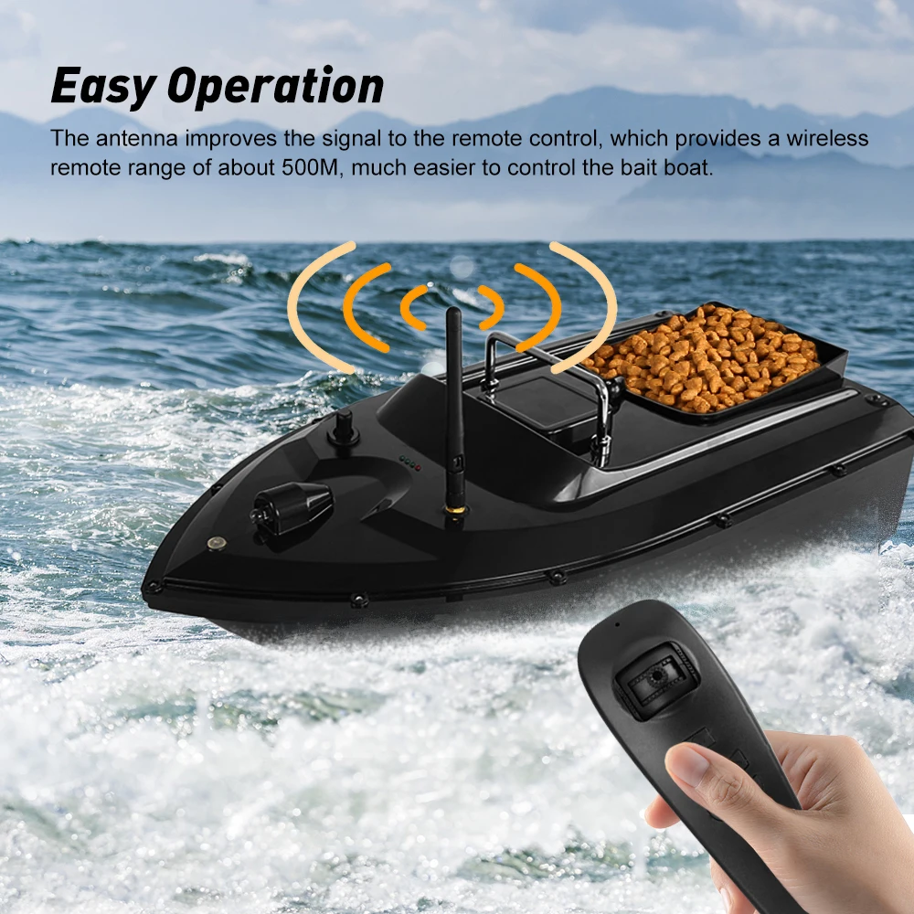 RC Bait Boat 500M Wireless Remote Control Fishing Bait Boat Fishing Feeder Ship Fishing Equipment 1.5KG Load - Image 5