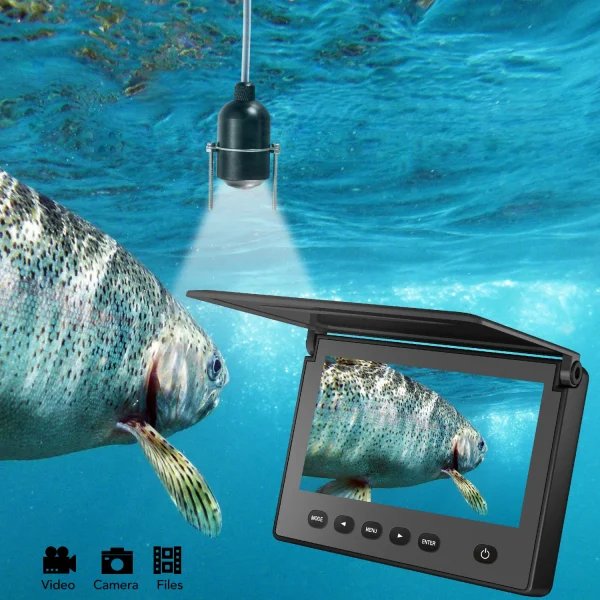 LUCKY Portable Underwater Fishing&Inspection Camera Night Vision Camera 4.3 Inch 20M Cable for Ice/Sea - Image 6