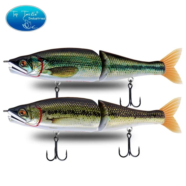 Swimbait Floating Slow Sinking 220mm Big Bass Fishing Jointed Baits Slide Lures For Pike Musky Perch