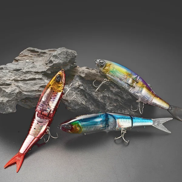 185mm 50.5g Swimbaits Flash Blade Body Floating Jointed Bass Pike Long Casting Lure for Seabass - Image 6