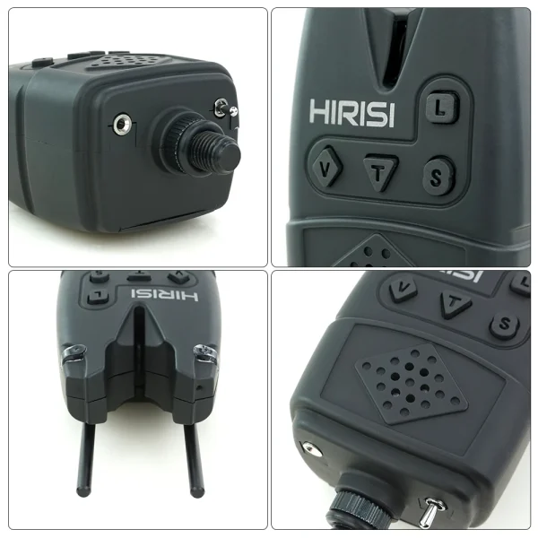 Hirisi Carp Fishing Bite Alarms with Volume Tone Sensitivity Control LED Indicator B160 Fishing Accessories - Image 3