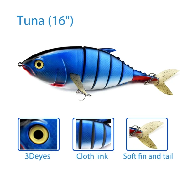 410mm 1000g Super Big tuna lure Swimbait Fishing lures - Image 3