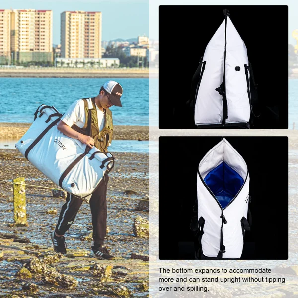 Fishing Cooler Bag Large Capacity Fishing Tackle Bag Cold Ice Bag - Image 3