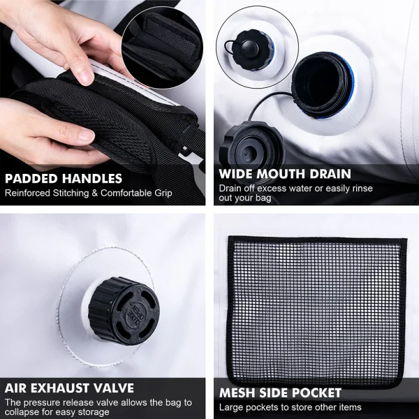 Fishing Cooler Bag Large Capacity Fishing Tackle Bag Cold Ice Bag - Image 2